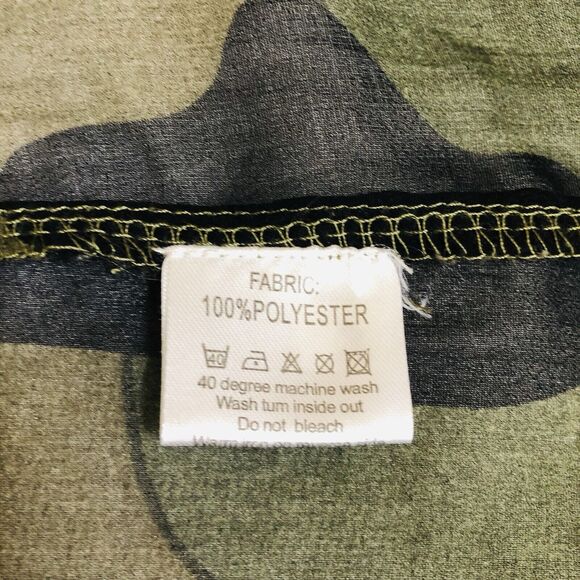 Miss Moda Camo Skull Women’s Size Medium Top - Picture 5 of 8